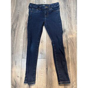 Gap Kids Denim Stretch Super Skinny Jeans Size 6 Dark Wash Mid-Rise Kids Casual